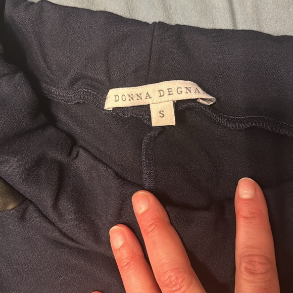 Leather trim leggings - Picture 3 of 5